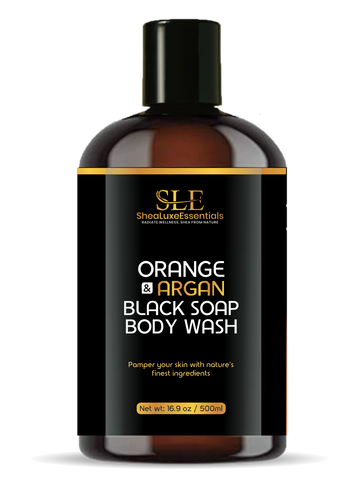 Orange and Argan Black Soap