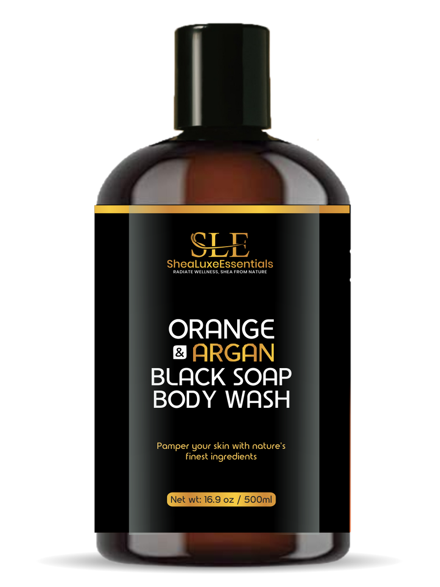 Orange and Argan Black Soap