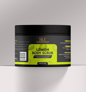 Lemon body scrub