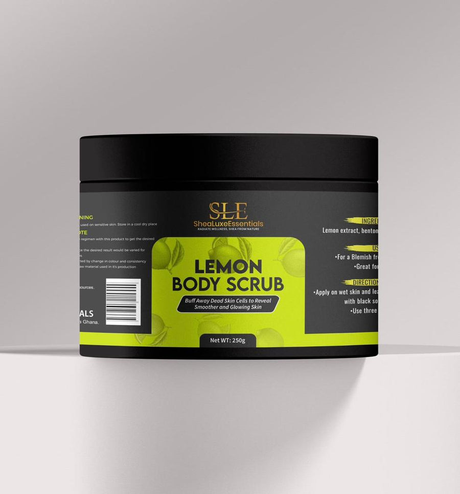 Lemon body scrub