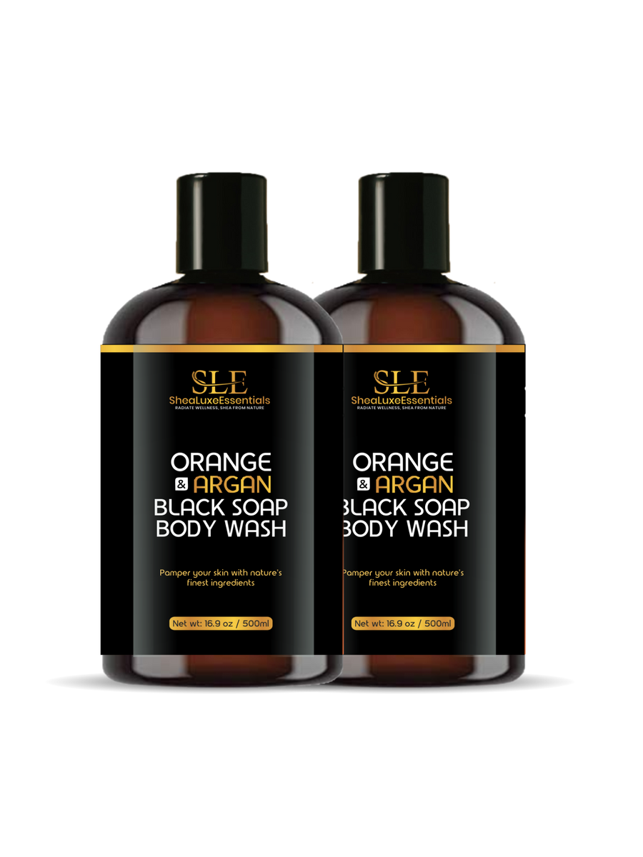 2 Orange & argan body wash